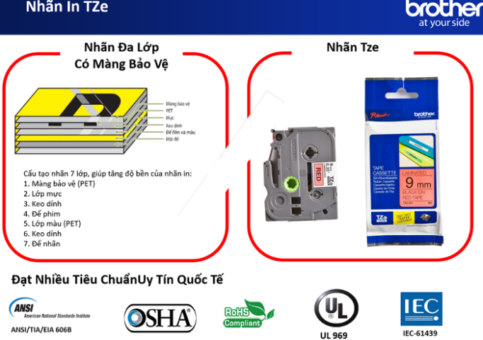 Nhãn in Brother tze-661 chữ đen, nền vàng, khổ 36mm-1