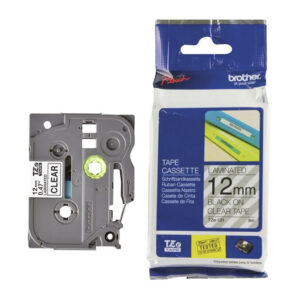 Nhãn in BROTHER TZE-131 chữ đen, nền trong, khổ 12mm-1